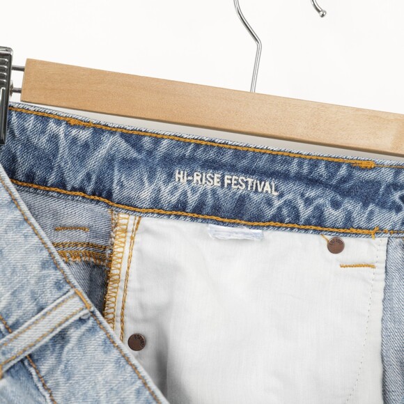 American Eagle Outfitters Hi Rise Festival Embroidered Shorts - Picture 8 of 8